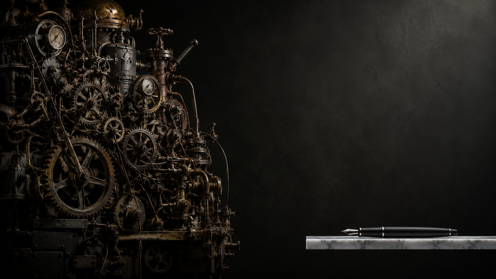A conceptual contrast between a cluttered multi-tool and a single precision instrument.