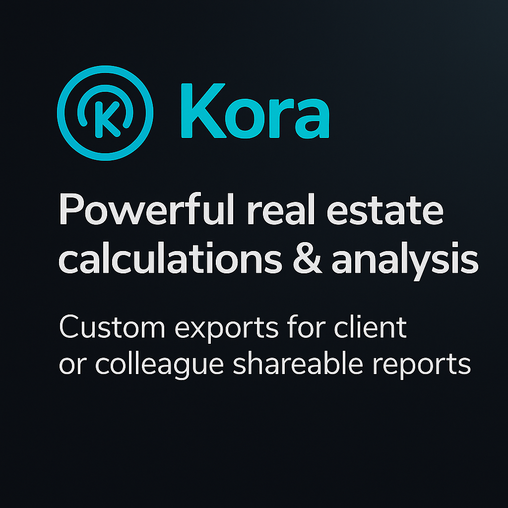Kora mobile app interface and logo